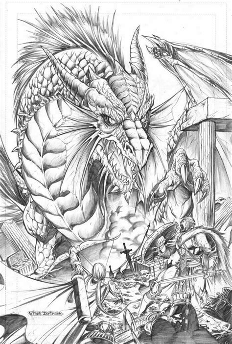 realistic dragon dragon drawing dragon coloring page