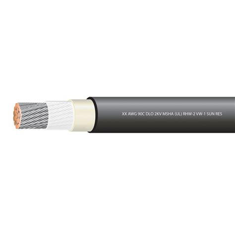 awg type dlo  volts electrical wire cable specialists