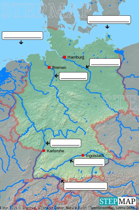 stepmap gewaesser deutschland landkarte fuer deutschland