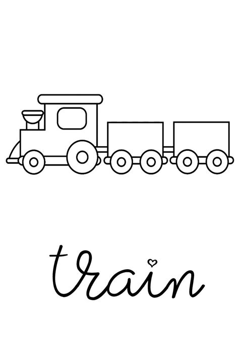 transportation coloring pages  kids preschool coloring pages