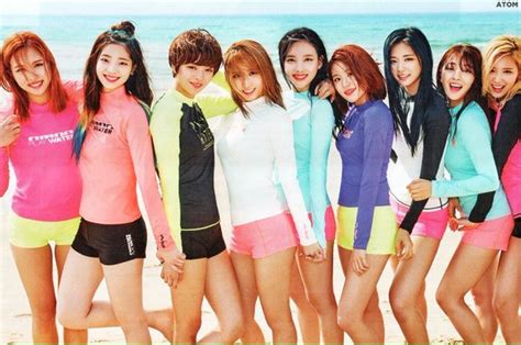 Twice Garner Attention With Their Swimsuit Photoshoot