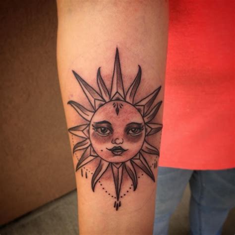 superb sun tattoo designs  meaning bright symbol   universe