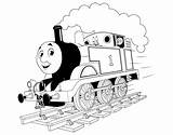 Thomas Emily Train Coloring Pages Dibujos Template Coloringcrew Engine Blue sketch template