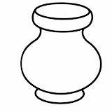 Coloring Jar Pages Vase Post sketch template