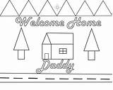 Welcome Coloring Pages Dad Printable Wonderful sketch template
