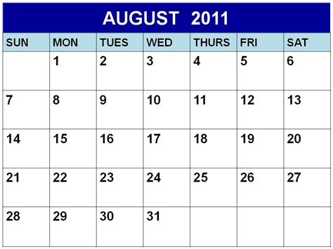 gallery  month  august calendar