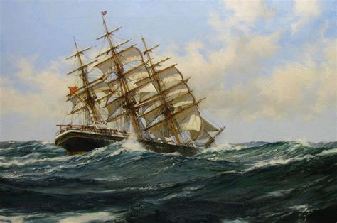beauty     sailing ships  montague dawson