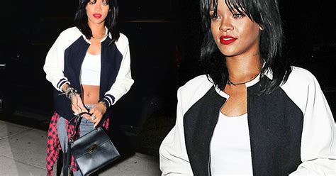 rihanna smiles defiantly as she heads out in the wake of