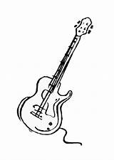 Guitar Electric Coloring Cliparts Cartoon Instruments Clipart Pages Musical Cross Praying Holding Hands Library Printable sketch template