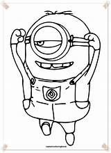 Coloring Minions Pages Fun Work Thank Learn Easy sketch template