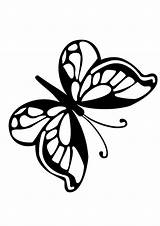 Bezoeken Vlinders sketch template