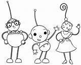 Coloring Polie Rolie Olie Percy Pages Polina sketch template