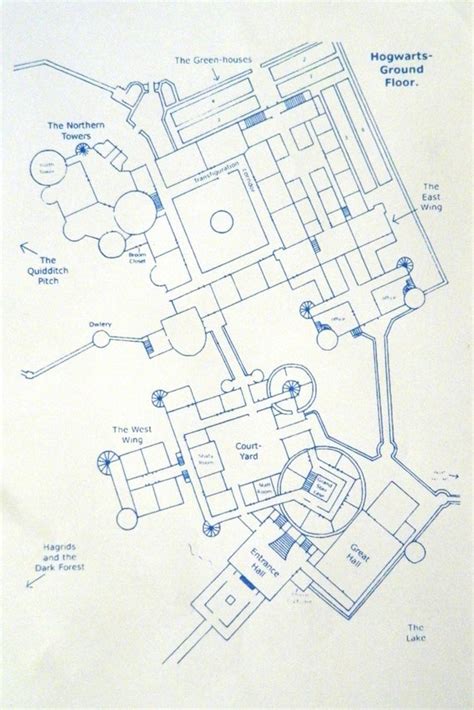 harry potter hogwarts blueprints