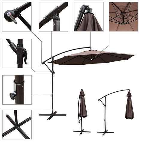 cantilever umbrella  offset umbrella reviews outsidemodern