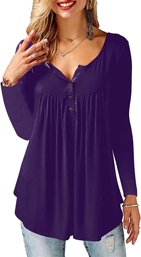 amazoncouk purple tops  shirts blouses women clothing