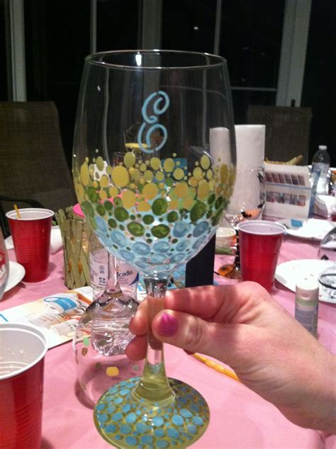 Wine Glass Decor Decorated Wine Glasses Wine Glass Designs