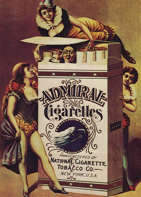 vintage cigar poster admiral cigarettes