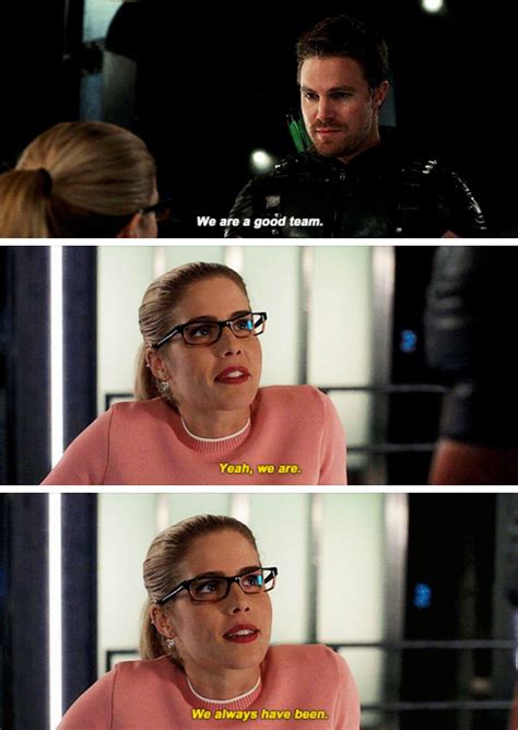 Arrow 5x20 Underneath We Are A Good Team Yeah We Are We Always