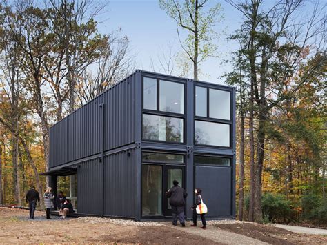 shipping containers   classroom  bard college container house plans container