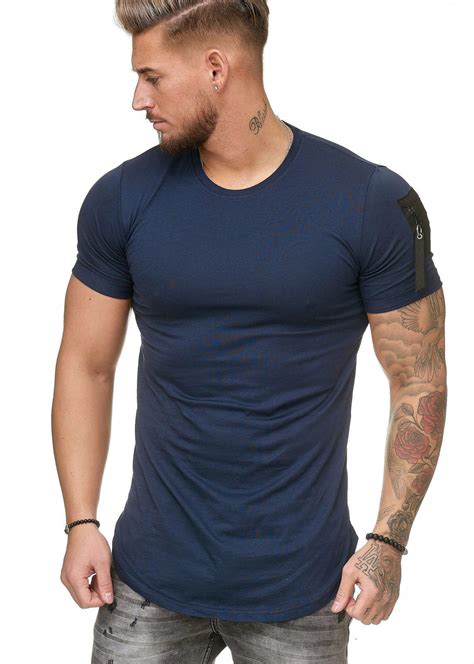 new fashion men s short sleeve o neck solid zipper slim muscle fit