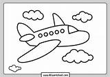 Aviones Airplane Avion Niños Paintingvalley Animados Moyen sketch template