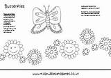 Colouring Minibeasts Sheets Butterfly Minibeast Kids Facts Colour Kidspuzzlesandgames sketch template