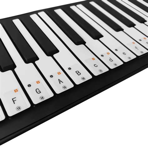removable piano sticker keyboard  note stickers