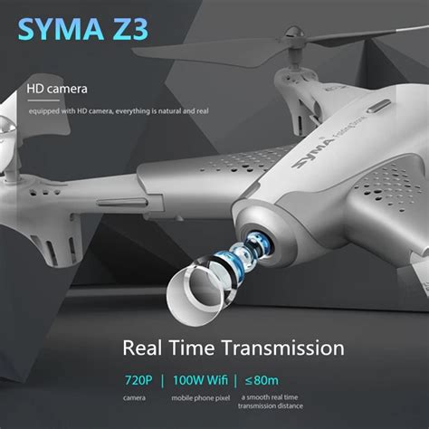 syma  rc drone foldable fpv quadcopter  hd wifi camera real time altitude hold optical