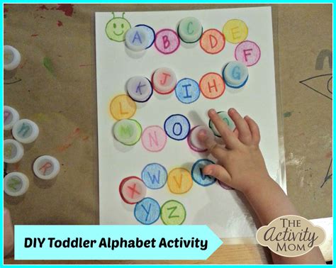 toddler alphabet activity  activity mom