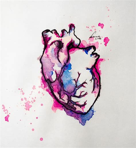 Watercolor Heart Tattoo Watercolor Heart Tattoos Watercolor Heart