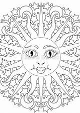 Celestial Tabitha Espiral Cuaderno Barnett Mandalas Coloringhome από άρθρο sketch template