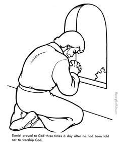 daniel prayed bible coloring pages sunday school coloring pages