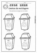Meio Reciclagem Atividade Educação Ambiental Escolha Ciências Higiene sketch template