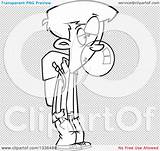 Gum Boy Blowing Clipart Bored Bubble Illustration Cartoon School Outline Toonaday Royalty Lineart Vector sketch template