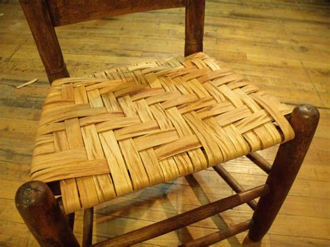 silver river center  chair caning photo essay weaving authentic hickory bark