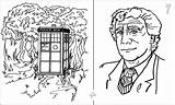 Doctor Who Coloring Tardis Pages Printablecolouringpages sketch template