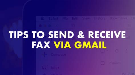 amazing tips  send receive fax  gmail