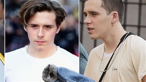 brooklyn beckham swaps his floppy hairstyle for a brand new buzz cut as