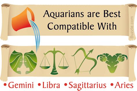 aquarius compatibility guide which signs do aquarians get