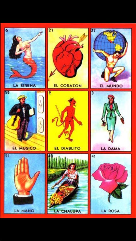 Lotería Loteria Cards Mexican Culture Loteria