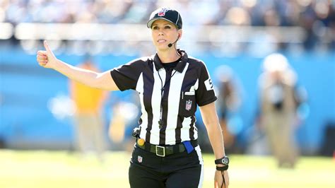Sarah Thomas First Female Official In A Super Bowl Clearing Way For