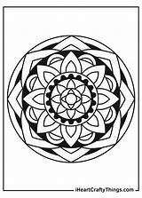Mandala Iheartcraftythings sketch template