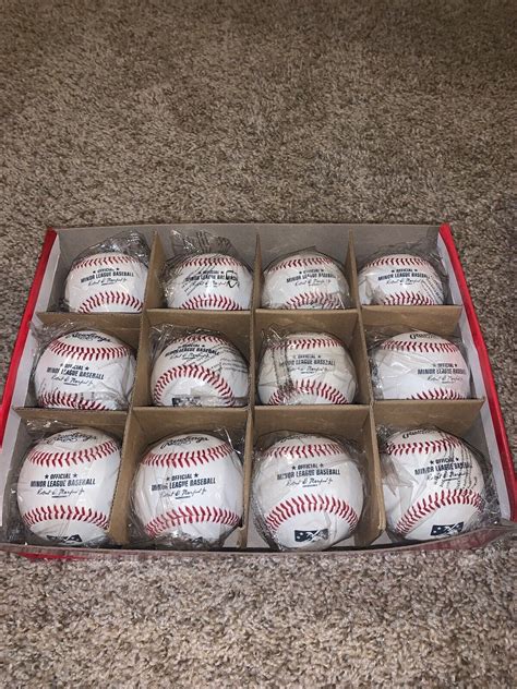 Brand New Rawlings 3 Dozen Official Minor League Baseballs Sidelineswap