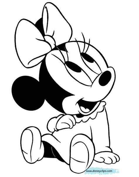 minnie mouse coloring pages baby coloring pages