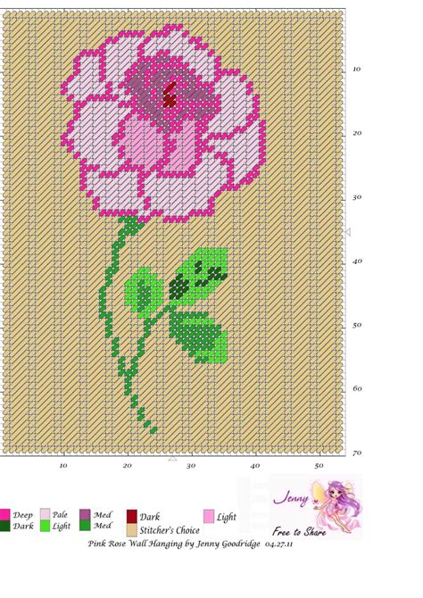 printable plastic canvas flower patterns box plastic canvas