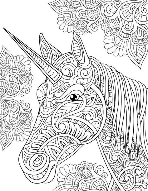 unicorn met afbeeldingen kleurplaten mandala kleurplaten dieren