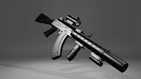 integrally suppressed ak  finished projects blender artists community