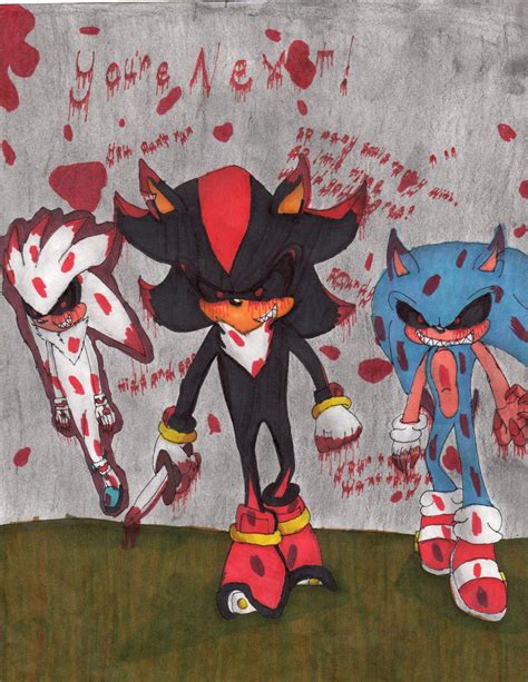 Sonic Shadow Silver Exe By Sicilycat On Deviantart