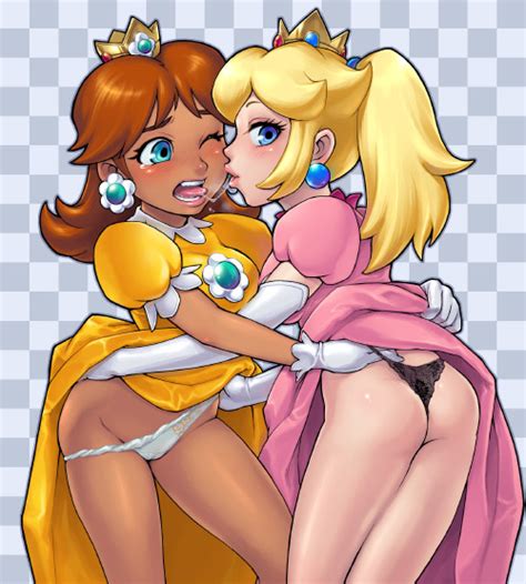 Princess Daisy And Princess Peach Mario Series And