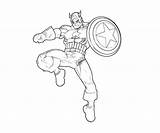 Captain America Coloring Pages Color Kids Print sketch template